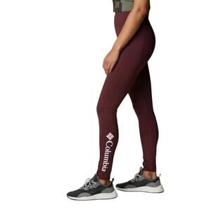 Columbia River Tights Athletic Leggings Size S Malbec High Waist Hiking Active